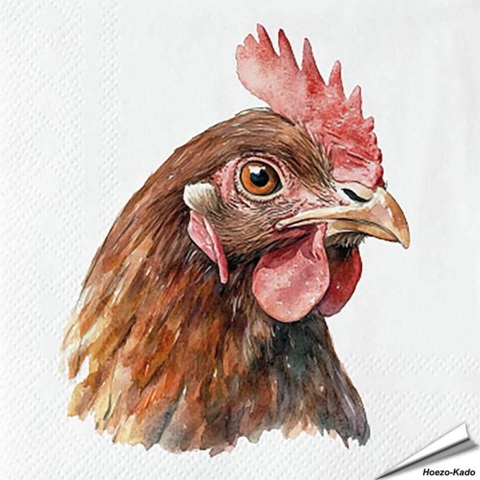 Servetten Kip | 20 stuks | FSC & 3-laags | Hoezo-Kado