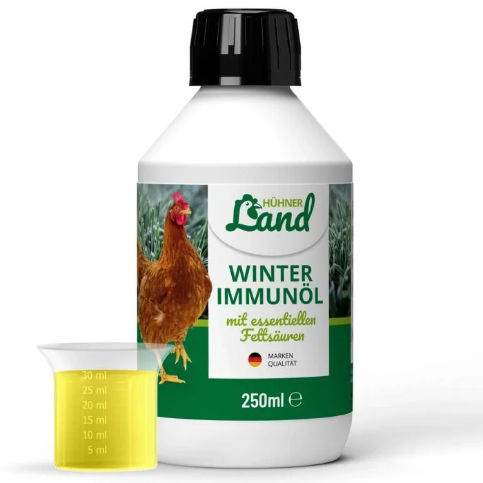 HÜHNER Land Winter-Immuun olie voor Kippen (250ml)
