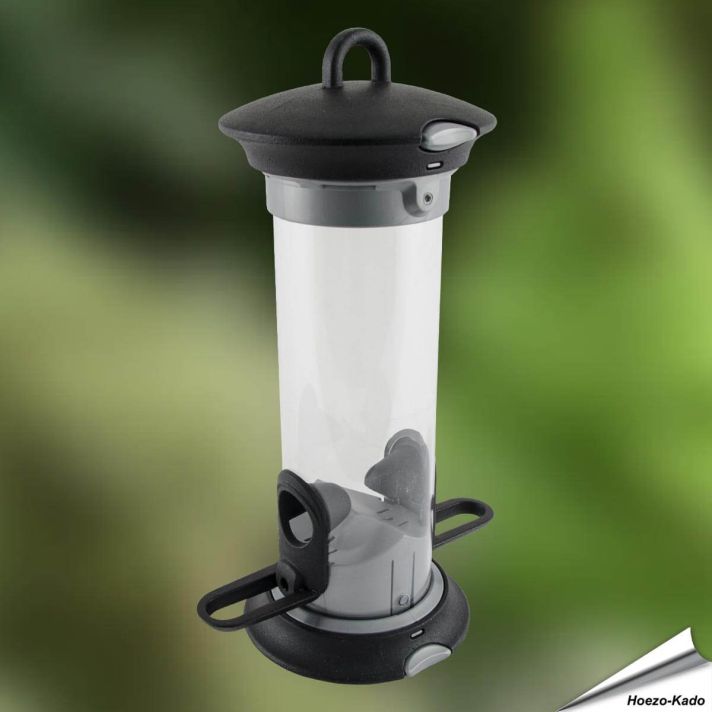 Apollo voedersilo voor zaden - 2 openingen - Vogelbescherming Nederland - www.hoezo-kado.nl