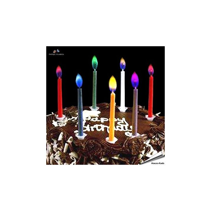 Angel Flames: Magische Verjaardagskaarsjes (12 stuks)