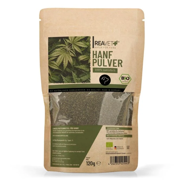 Biologisch henneppoeder voor Honden - ➤ www.aniculis.nl