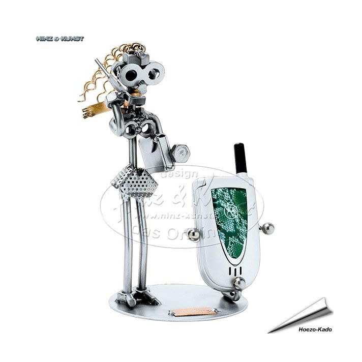 Hinz & Kunst sculptuur - De Businesswoman, een metalen sculptuur, een must-have voor elke kantooromgeving.
