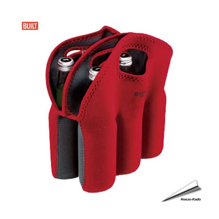 ByoBag™ Six Pack Tote (rood / grijs)