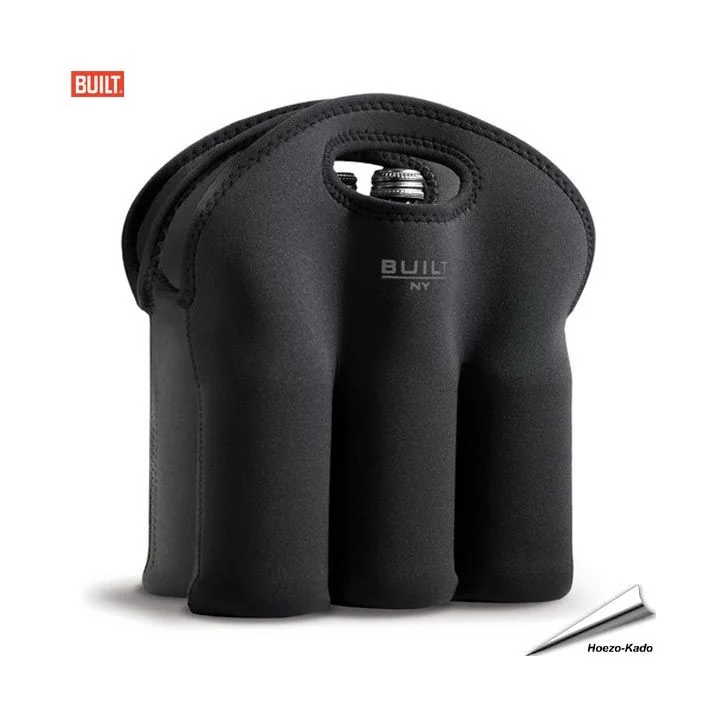 Neopreen flessentas - ByoBag 6-Pack (zwart / grijs)