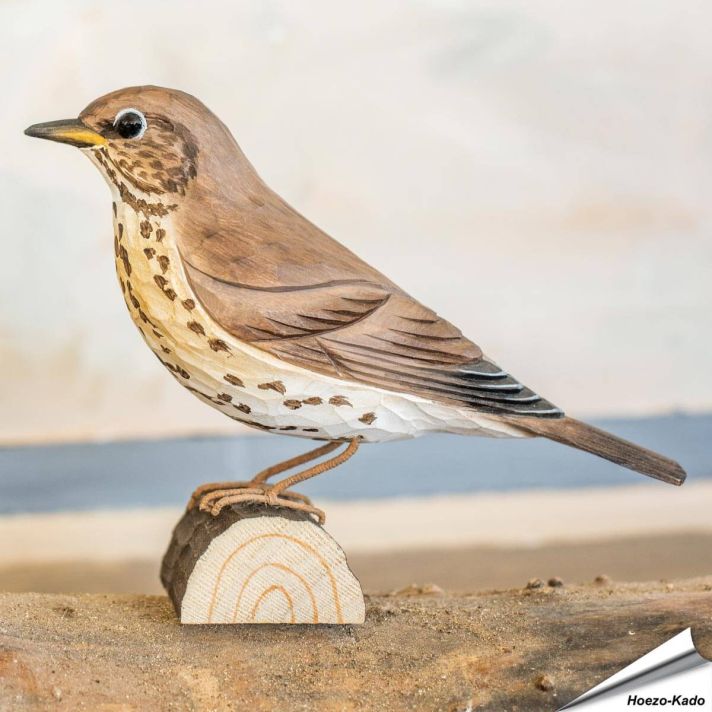 Zanglijster (Turdus philomelos) - Decobird van Wildlife Garden - Koop online op Hoezo-Kado