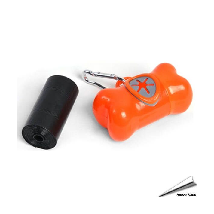 Dispenser voor poepzakjes (oranje)