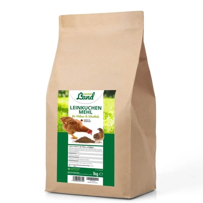 HÜHNER Land Lijnzaadkoekmeel voor Kippen (1000g)