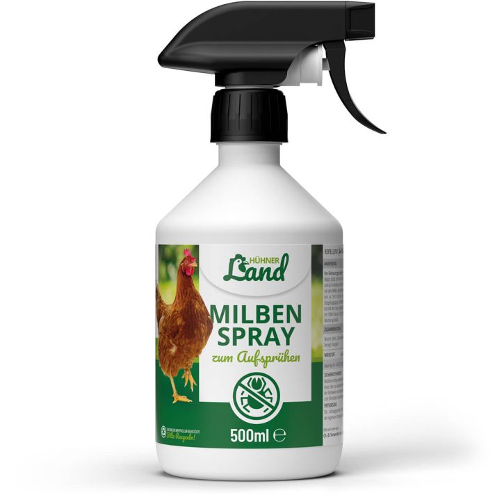 Milbenbefall bei Deinen Hühnern? ✔️ Milben-Spray Repellent zur Unterstützung der Abwehr von Milben und Parasiten ✔️ Hühnerstall ✔️ Online bei Hoezo-Kado