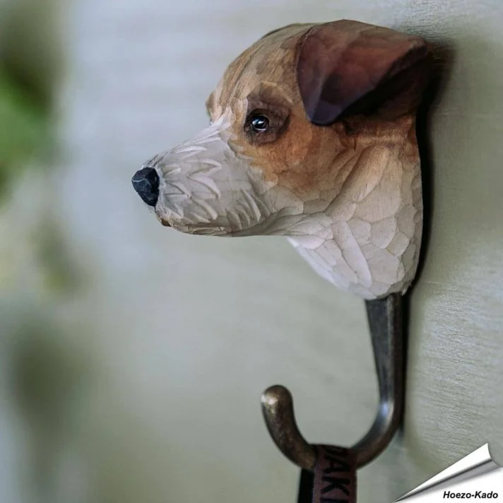 Houten Kledinghaak Jack Russel Terriër - Wildlife Garden