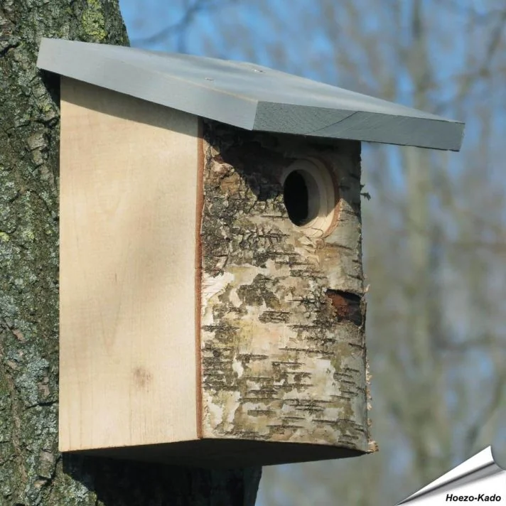 Nestkast voor Mezen van Berkenhout (32mm)