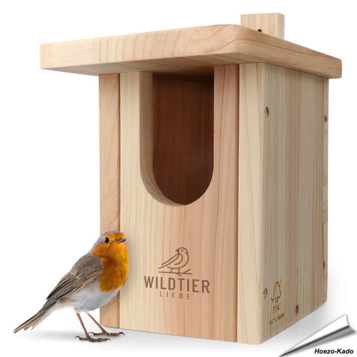 Nestkast voor Roodborstje - Halfholen