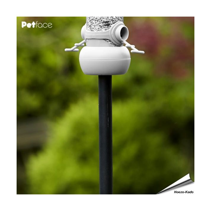 Paal voor LokTop® voedersilo's (zwart)