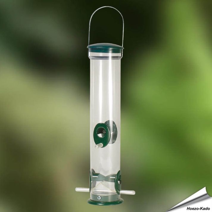 Voedersilo metaal groen (370mm)