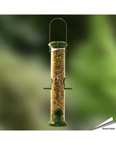 Metalen zaadsilo voor tuinvogels (groot)