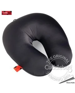 Knuffelkussen / Reiskussen U-vorm (zwart)