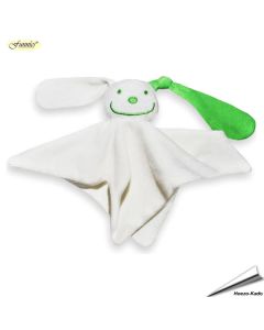 Tutpoppetje (ecru met groen oor)