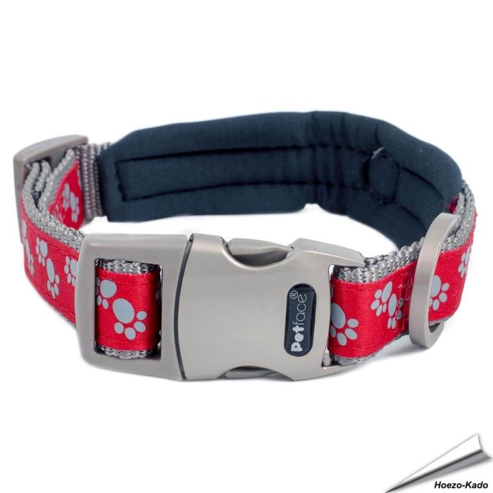 Signature - Halsband Hond - rood (medium) 