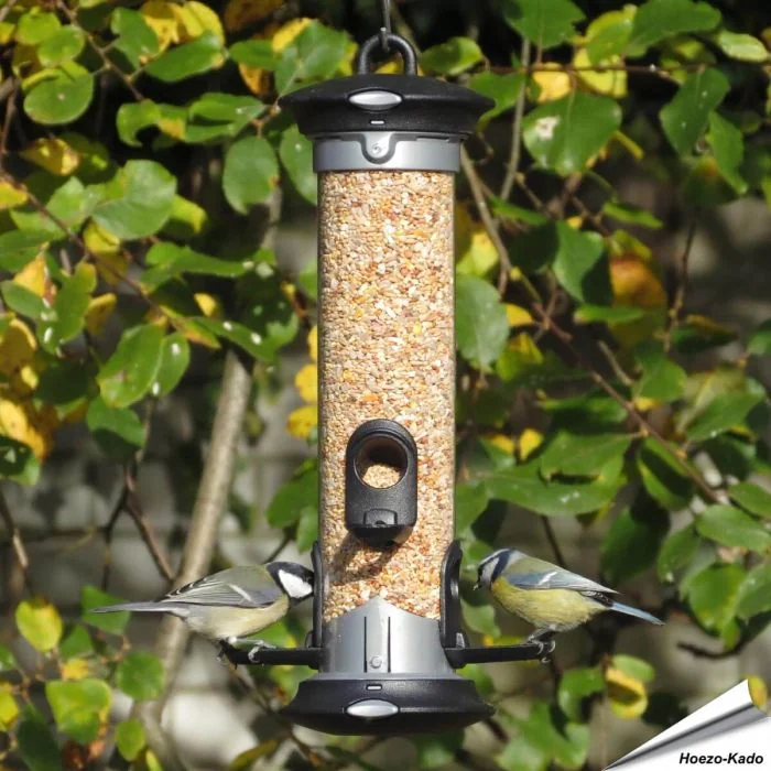 Apollo voedersilo voor zaden - Aanbevolen van Vogelbescherming Nederland - www.hoezo-kado.nl