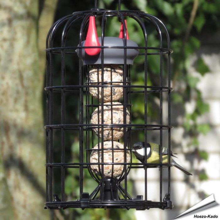 Vetbolhouder Loktop met beschermkooi