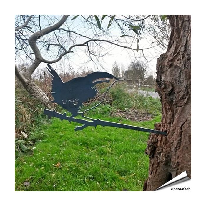 Metalbird - Winterkoning (cortenstaal)