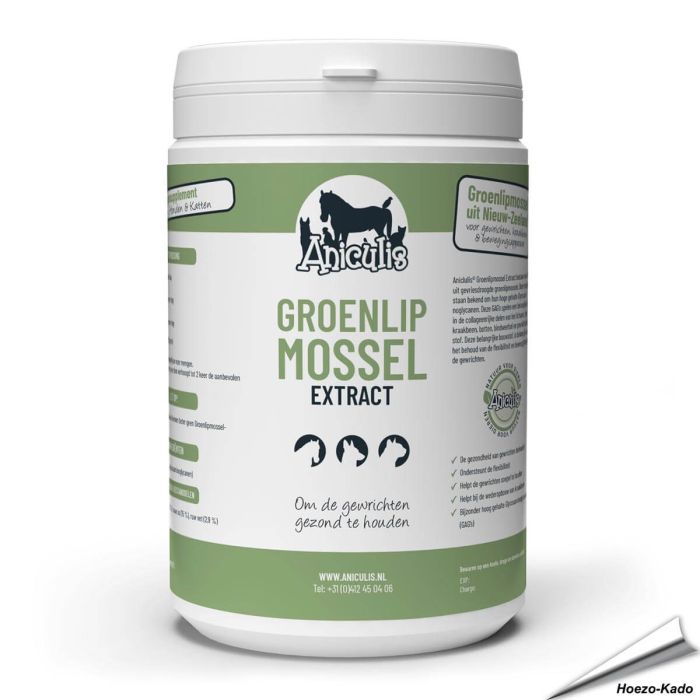 Koop Groenlipmossel Extract voor honden, katten en paarden ✔️ 100% natuurlijk ✔️ Ontwikkeld door experts ✔️ Bevordert de gezondheid van de gewrichten ✔️ Direct leverbaar ➤ Bestel hier!