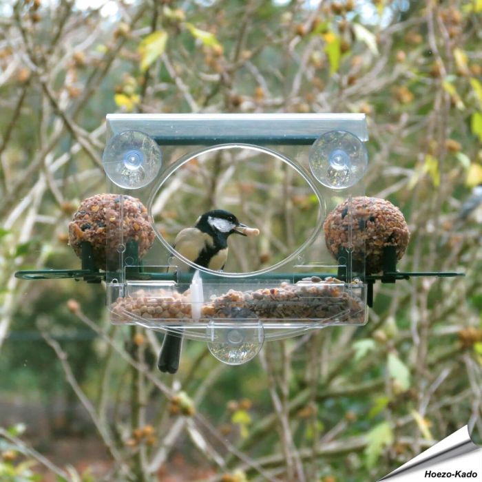 Raamvoederhuis Bolmso Deluxe Birdfeeder