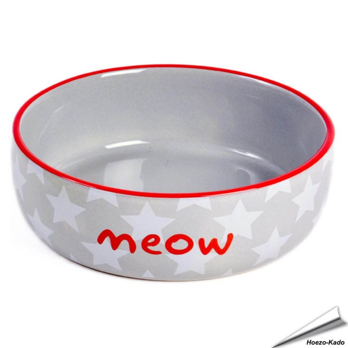 Catkins - Keramiek drink- en voerbak (Ster)