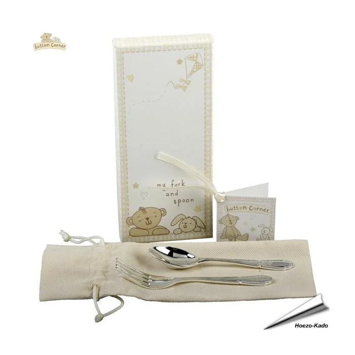 Button Corner - Mijn vork & lepel set