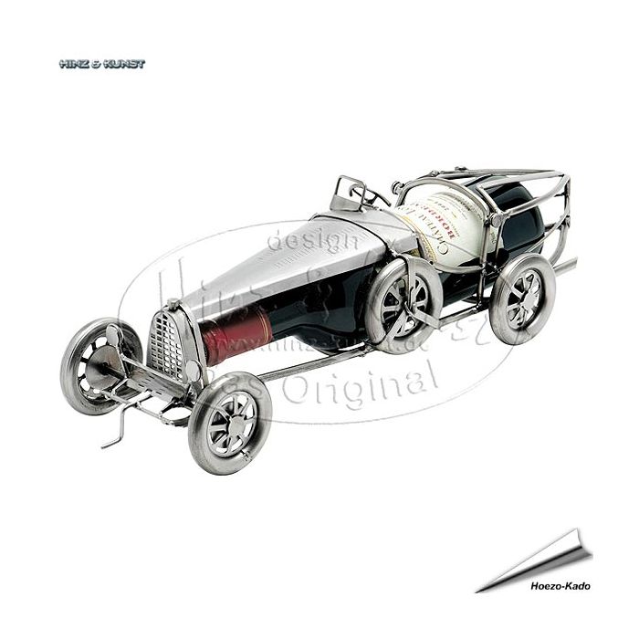 Klassieke Franse raceauto fleshouder