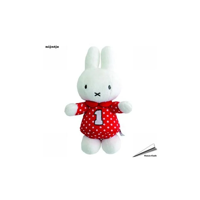 Nijntje Knuffelrammelaar (rood)