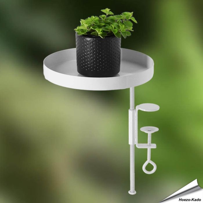 Ronde Vensterbankklem (M) - Wit