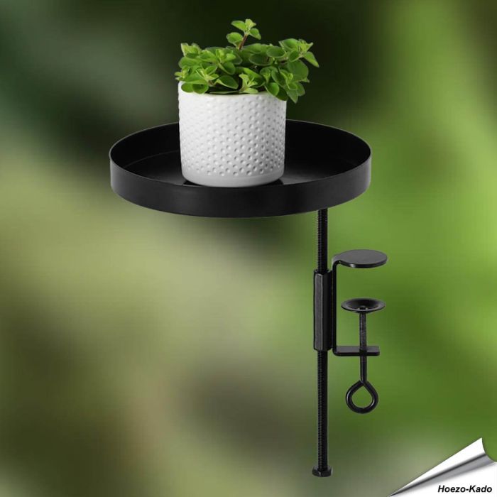 Ronde Vensterbankklem (M) - Zwart