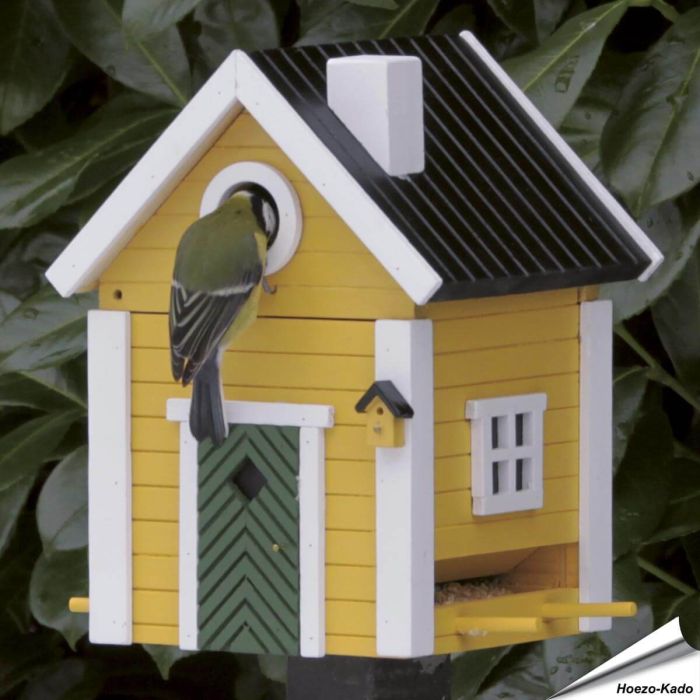 Vogelhuis + Voederhuis Geel | Multiholk