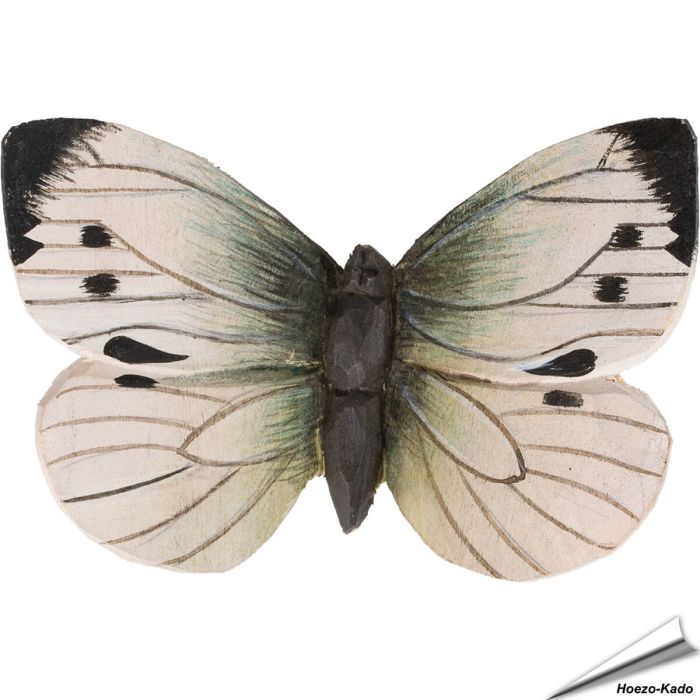 Koelkastmagneet Vlinder - Groot Koolwitje