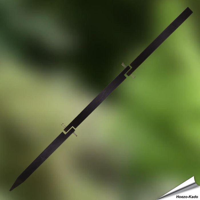 Driedelige paal (zwart)