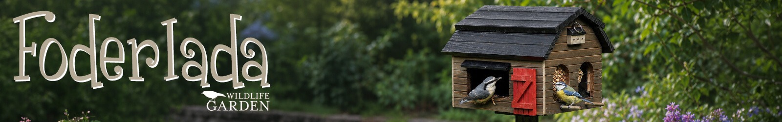 Foderlada van Wildlife Garden - Combineert Scandinavisch design met praktische functionaliteit