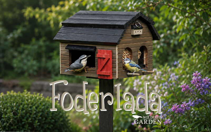 Foderlada van Wildlife Garden - Combineert Scandinavisch design met praktische functionaliteit