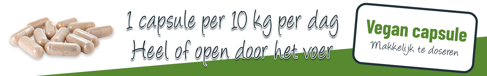 Groenlipmossel capsules van Aniculis - Aanvullend voer voor honden - 100% natuurlijk Groenlipmossel capsules van Aniculis - Aanvullend voer voor honden - 100% natuurlijk